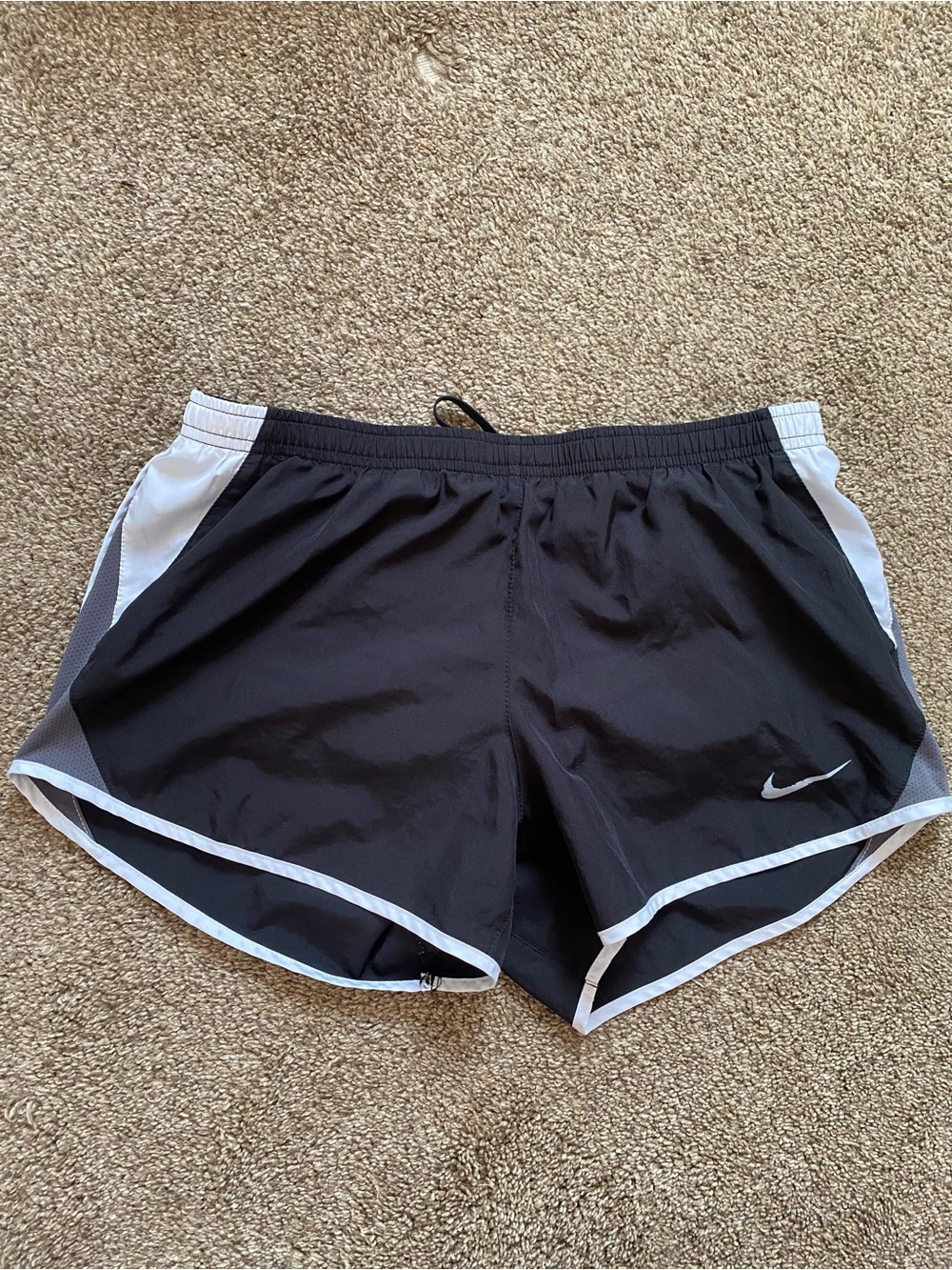 Nike Black and White Athletic Shorts